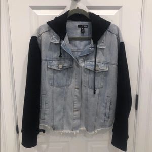 Aqua brand jean jacket/ hoodie